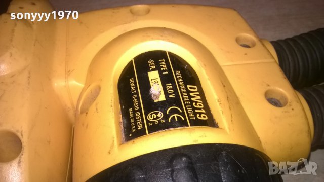 dewalt dw919 light made in usa-внос англия, снимка 16 - Други инструменти - 26045888