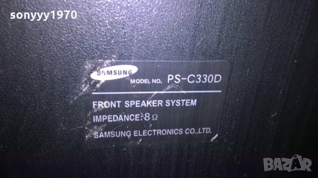 samsung ps-c330d-2бр тонколони-внос швеицария-27х19х14см, снимка 9 - Тонколони - 25242667