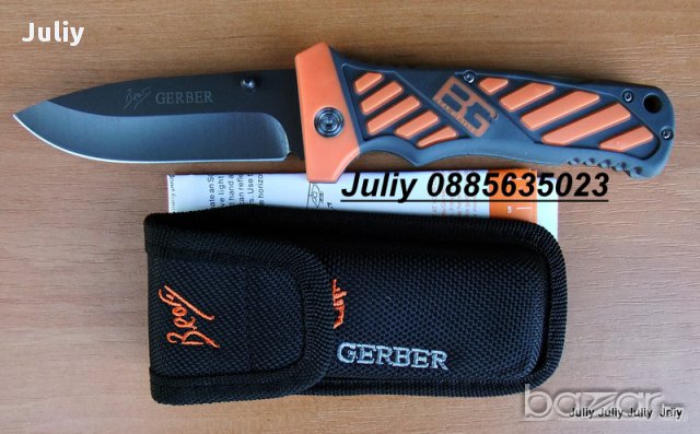 Сгъваем нож Gerber - BG Compact, снимка 3 - Ножове - 13074185