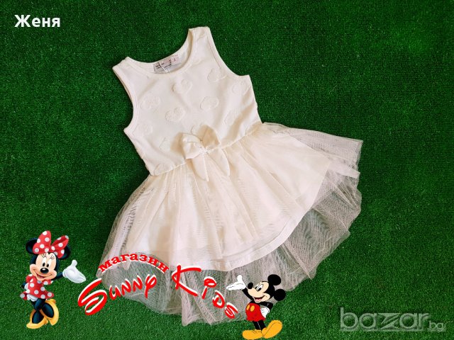 Рокля с дантела 110см. (5год.).