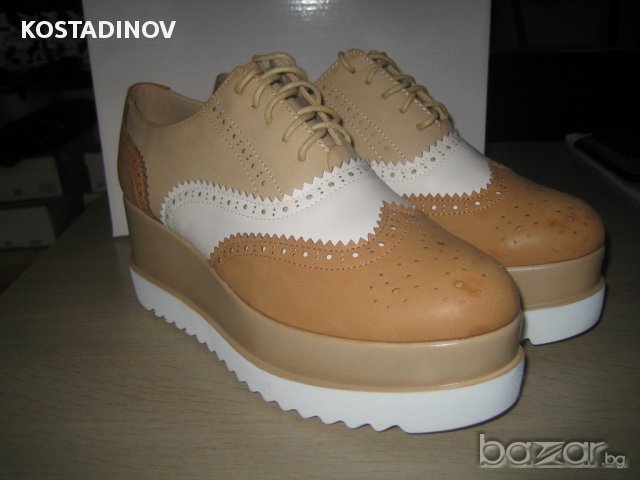 Дам.обувки камел 1121