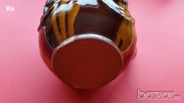 Красива Българска Качествена Стара Ретро Керамика 'Кана', снимка 7 - Антикварни и старинни предмети - 17928328