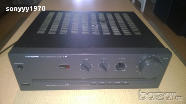 grundig v101 stereo amplifier-нов внос швеицария