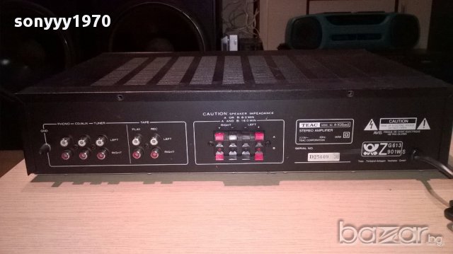 Teac a-x35mkII stereo amplifier-внос швеицария, снимка 11 - Ресийвъри, усилватели, смесителни пултове - 14221847