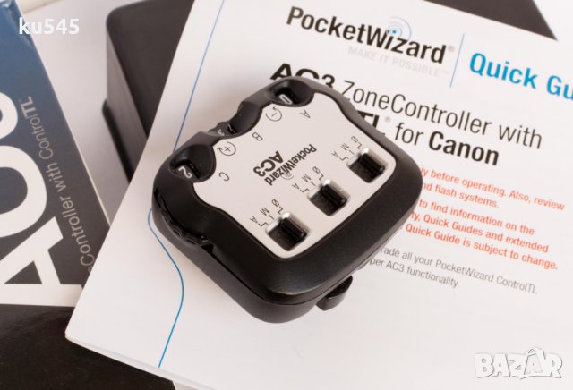 Pocket Wizard AC3 за Canon - за синхронизатор Pocketwizard Канон, снимка 9 - Светкавици, студийно осветление - 23437399