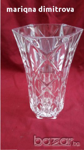  кристална ваза , снимка 2 - Вази - 17785988