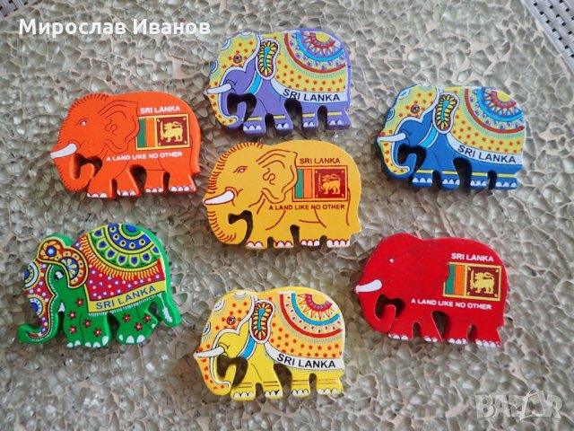 ** Слончета  ** - магнити от Шри Ланка , снимка 1 - Колекции - 23770959