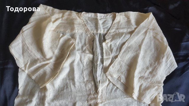 Автентична ефирна къса кенарена риза 3, снимка 1 - Антикварни и старинни предмети - 26105690