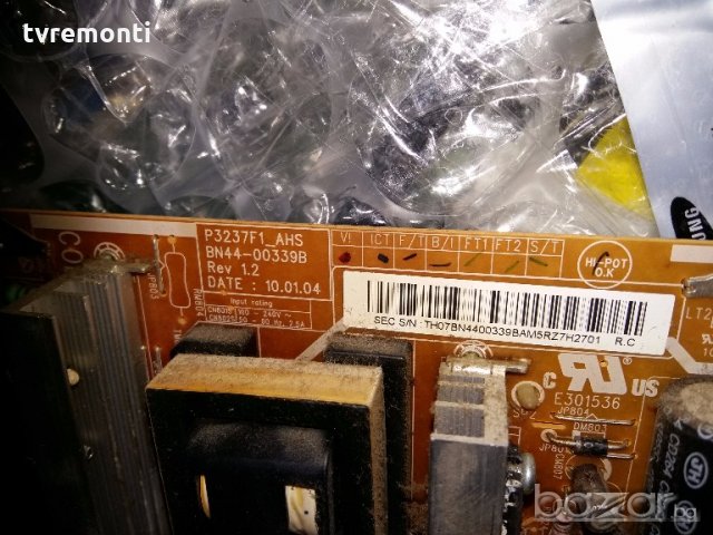 POWER SUPPLY BN44-00339B P3237F1_AHS, снимка 2 - Части и Платки - 20171681