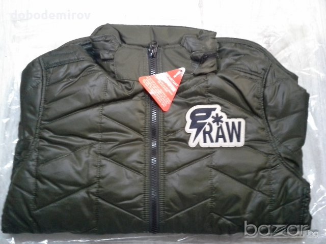 Ново мъжко яке G-Star Raw Copper Quilted Overshirt In Myrow Nylon Forest Night  оригинал, снимка 5 - Якета - 16217220