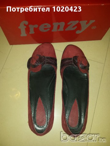 Червени дамски обувки, снимка 4 - Дамски ежедневни обувки - 10819200