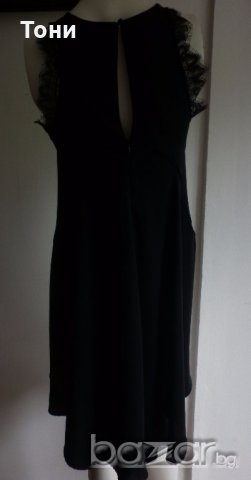 Стилна черна рокля h&m , снимка 5 - Рокли - 18565515