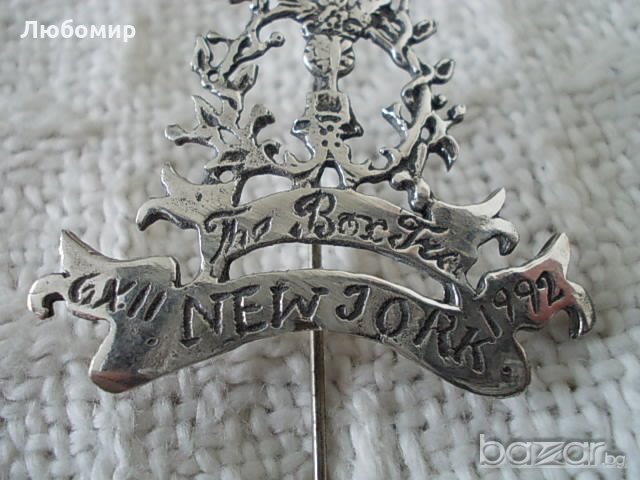 Старинен сребърен знак, снимка 2 - Други ценни предмети - 20760690