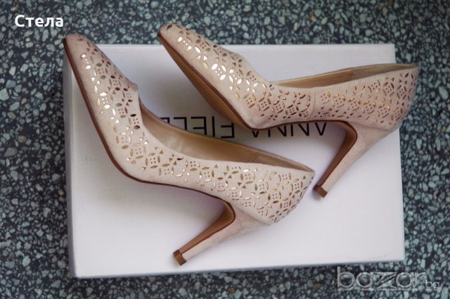 ANNA FIELD Дамски обувки, официални, нови, с кутия, беж, снимка 12 - Дамски обувки на ток - 18795826