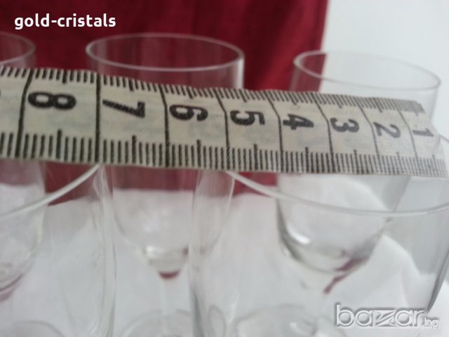 ретро кристални чаши, снимка 4 - Антикварни и старинни предмети - 19984633