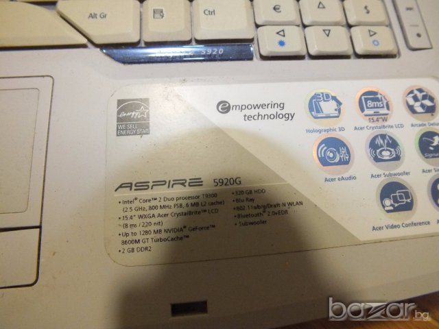 Продавам дънна платка за лаптоп Acer 5920G, снимка 4 - Дънни платки - 17236866