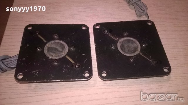 говорители-високочестотни-2броя 9.5х9.5см-внос швеицария, снимка 3 - Ресийвъри, усилватели, смесителни пултове - 18736905