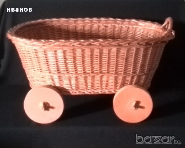 Винтидж голяма количка, снимка 2 - Антикварни и старинни предмети - 14386333