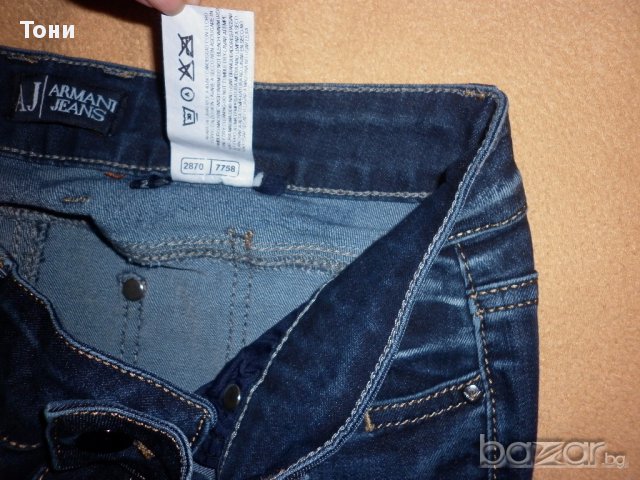 Дънки armani jeans indigo 014 series simin tspa , снимка 7 - Дънки - 15910023
