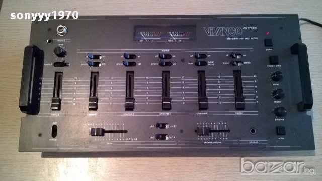 Vivanco mx775ec stereo mixer/eho-germany-внос швеицария, снимка 9 - Ресийвъри, усилватели, смесителни пултове - 13824371