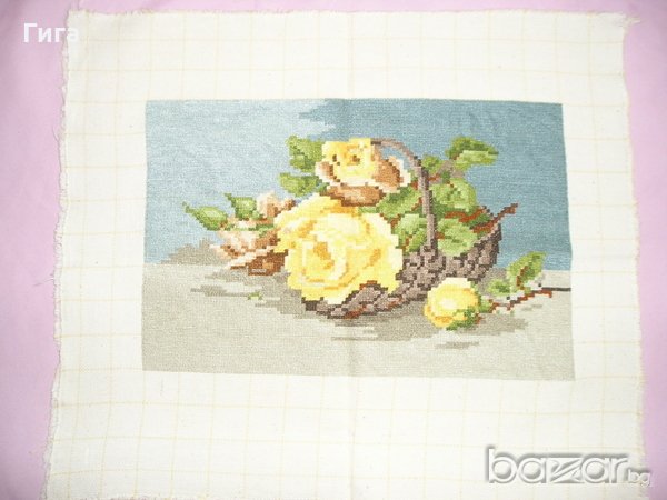 Гоблен Жълти рози, снимка 1 - Гоблени - 18564694