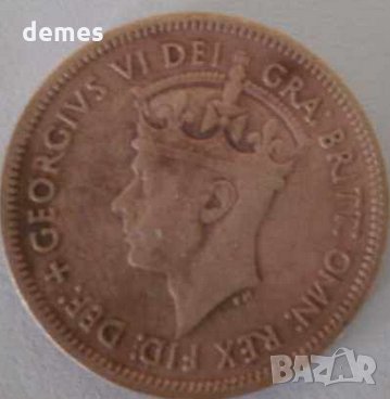  1 шилинг- Британска Западна Африка, серия,1949 г.- 45W, снимка 2 - Нумизматика и бонистика - 23825931