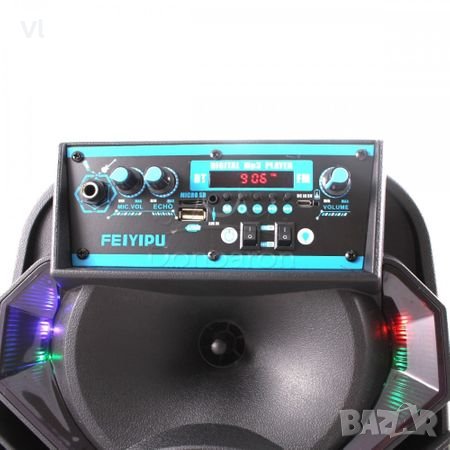 Караоки колонка - FEIYIPU ES03 S +FM,USB, SD,BT, микрофон, снимка 3 - Караоке - 26150035