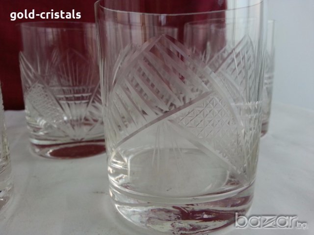  кристални чаши за уиски , снимка 5 - Сервизи - 20129381