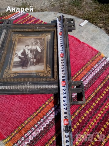 Старинна снимка,рамка #5, снимка 5 - Антикварни и старинни предмети - 22998335