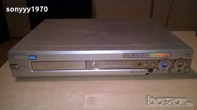 philips dvdr725h/02 hdd/dvd-внос швеицария, снимка 3 - Плейъри, домашно кино, прожектори - 18993109