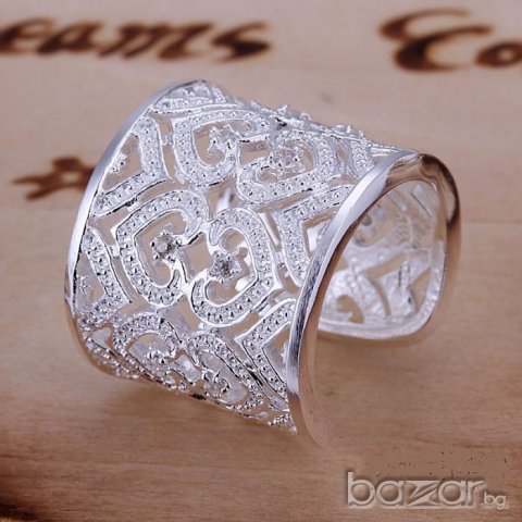 страхотен пръстен,идея за подарък за всеки повод или без,сребро, снимка 1 - Пръстени - 6881128