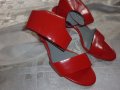Дамски  червени сандали Chloé 100 % кожа ,100 % оригинални , снимка 6