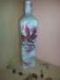 Бутилки  с декупаж, снимка 4