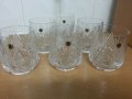 кристални чаши за уиски аперитив, снимка 1 - Антикварни и старинни предмети - 22180287