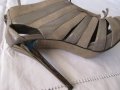 ЕСТЕСТВЕНА КОЖА на RIVER ISLAND-елегантни дамски сандали с висок ток, снимка 1 - Сандали - 20694747