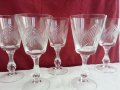  кристални чаши за вино ракия уиски коняк , снимка 2
