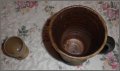Лот:керамична халба с релефна украса с надпис +керамична  яйчарка(може и свещник,ако решите), снимка 5