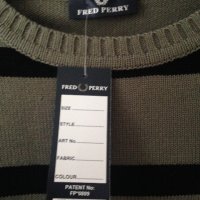 Fred Perry оригинален пуловер L, снимка 3 - Пуловери - 23190324