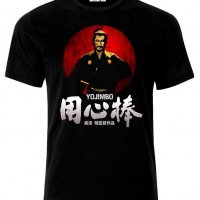 Мъжка тениска Yojimbo Sanjuro Classic Samurai Japanese Movie, снимка 1 - Тениски - 21490557