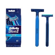 Комплект самобръсначки Gillette Blue II Plus, 8 бр. в опаковка , снимка 1 - Други - 11332042