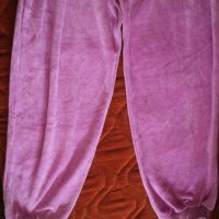 Плюшен панталон в люляково, размер 8, 10 и 12, снимка 4 - Детски панталони и дънки - 23246948