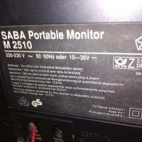 АНТИКА ОТ saba m2510 portable monitor-220v/12v-внос швеицария, снимка 18 - Телевизори - 20425332