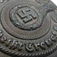 Оригинална Немска вафен  SS катарама от WW2 Трети райх, снимка 6 - Антикварни и старинни предмети - 22646424