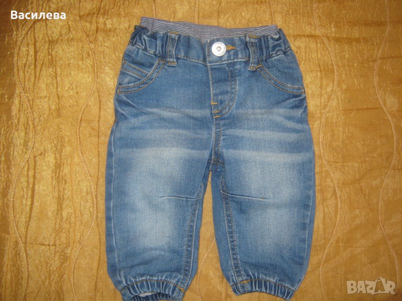 Бебешки дънки H&M с подплата 62 размер, снимка 1