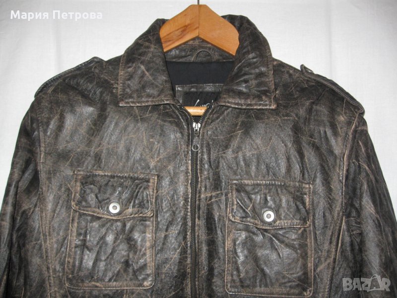 Smog мъжко кожено яке , снимка 1