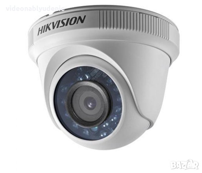 Hikvision DS-2CE56C0T-IRPF TVI 1 Mpx HD-TVI/AHD/CVI/CVBS Широкоъгълна 2.8мм Водоустойчива Камера, снимка 1