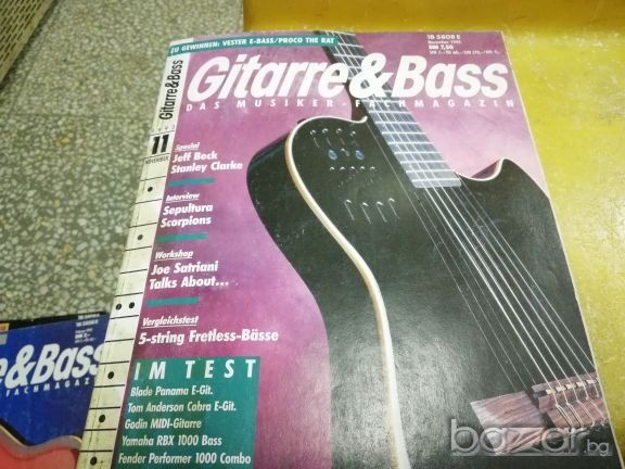Музикално списание Gitarre & Bass, снимка 12 - Други ценни предмети - 20279828