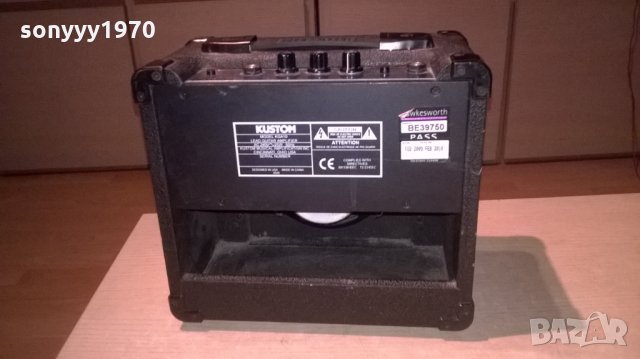 kustom kga10-lead guitar amplifier-внос швеицария, снимка 12 - Китари - 24641994