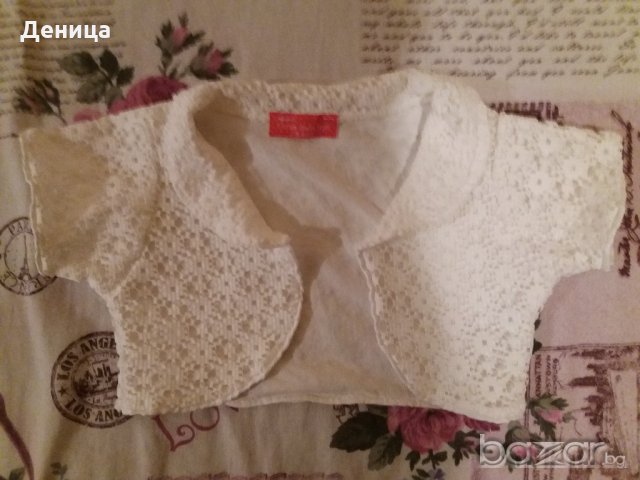 Рокличка с болеро за повод ,за госпожица на около 6 г., снимка 3 - Детски рокли и поли - 18904681