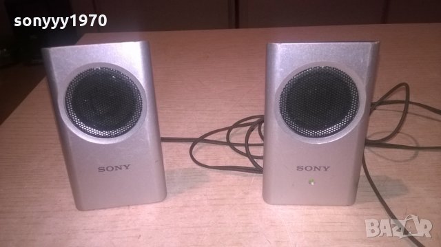 sony жестоки активни колонки-11х6х2см-внос белгия, снимка 2 - Тонколони - 25922307